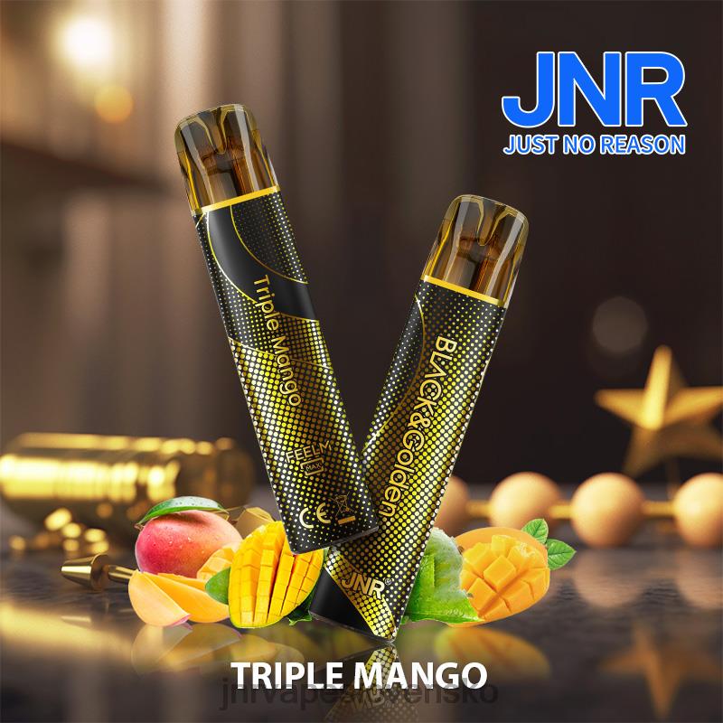 JNR Vape - jnr black & gloden LF20N285 trojité mango