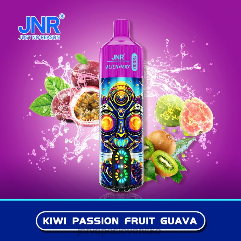 JNR Vape Nicotine Content - JNR ALIEN max B46V634 kiwi mučenka guava