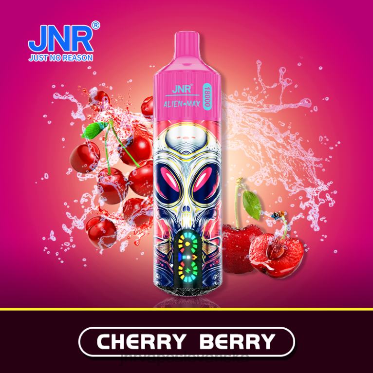 JNR Vape Nicotine - JNR ALIEN max B46V626 čerešňová bobuľa