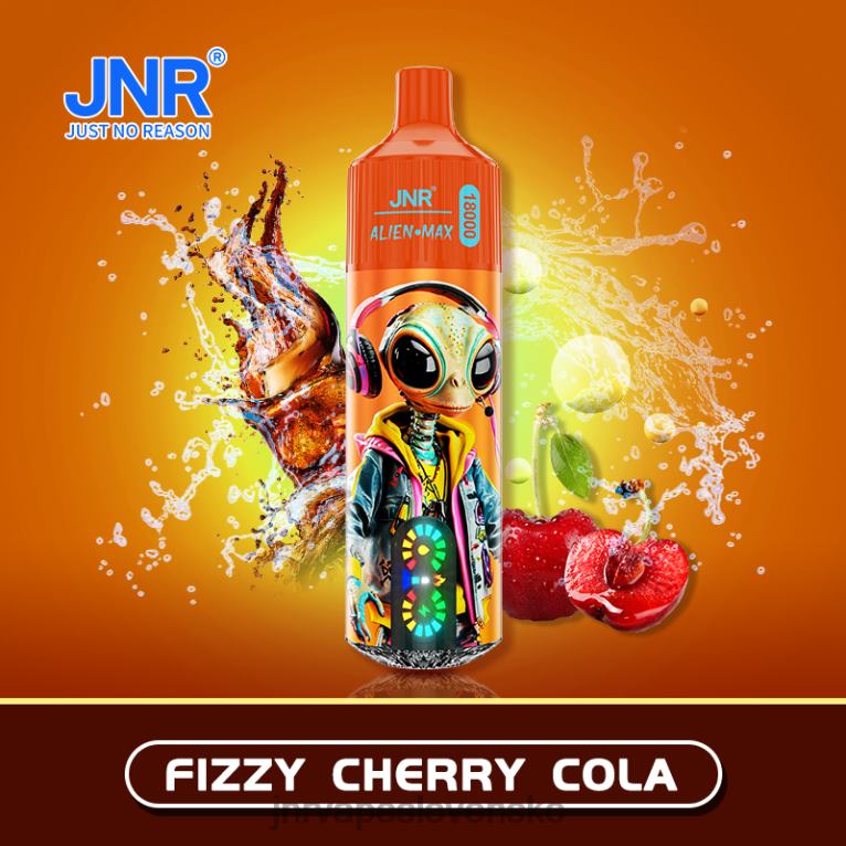 JNR Vape Nicotine - JNR ALIEN max B46V636 šumivá čerešňová cola