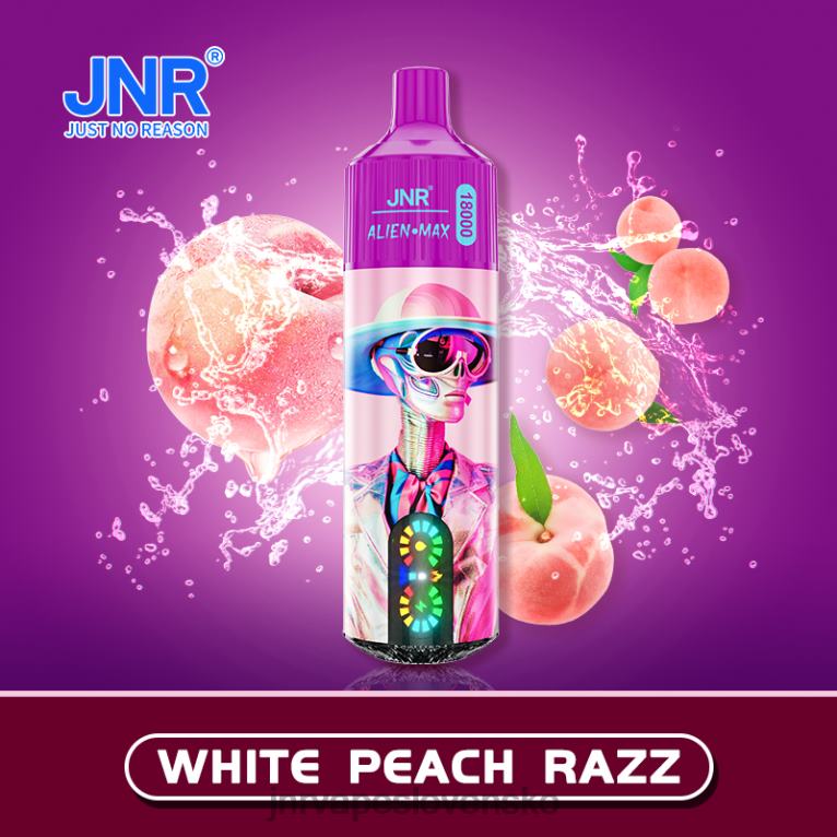 JNR Vape Shop - JNR ALIEN max B46V620 biela broskyňa razz
