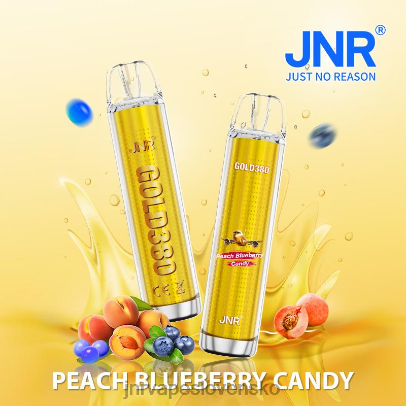 JNR Vape Slovensko - jnr gold380 LF20N42 broskyňový čučoriedkový cukrík