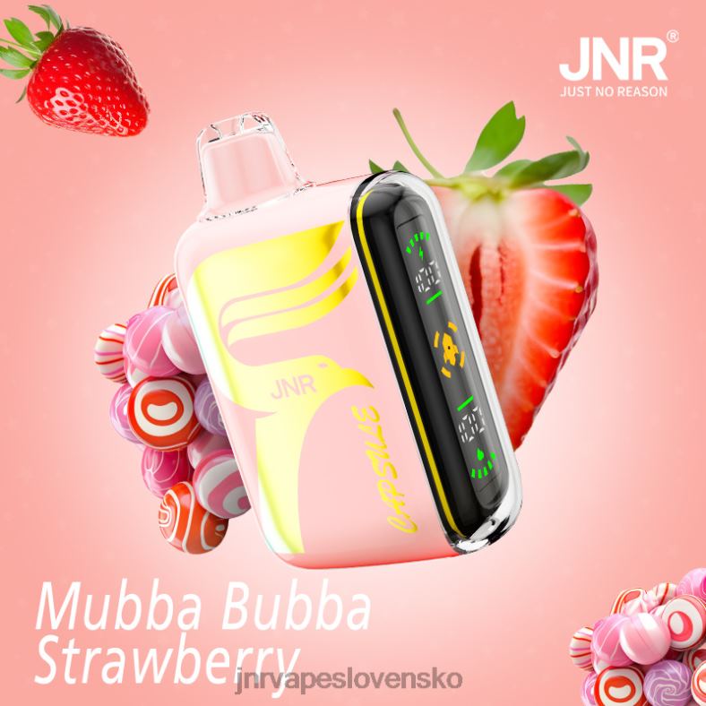 JNR Vape Nicotine - JNR kapsule 4848X65 mubba-bubba-jahoda