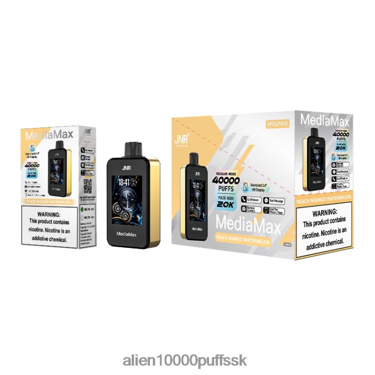 JNR Vape - JNR MediaMax 40 tis broskyňa mango vodný melón 8B68L015