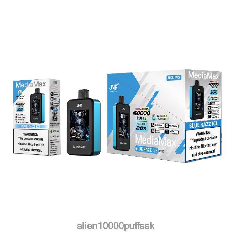 JNR Vape Pods - JNR MediaMax 40 tis modrý razz ľad 8B68L021
