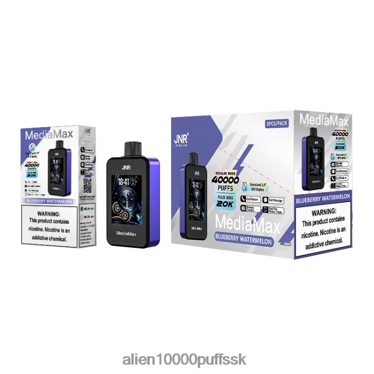 JNR Vape Slovensko - JNR MediaMax 40 tis čučoriedkový vodný melón 8B68L012