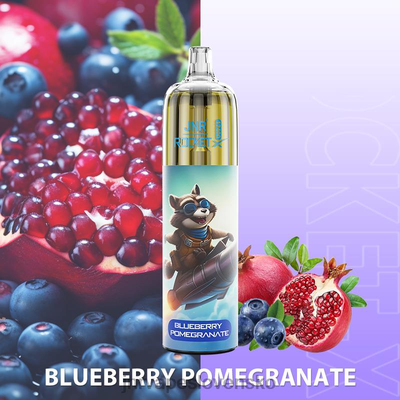 JNR Vape Nicotine - jnr raketa-x LF20N116 čučoriedkové granátové jablko