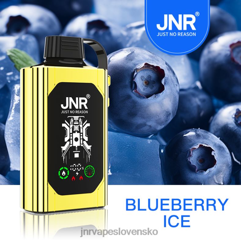 JNR Vape Nicotine - JNR SHISHA box 4848X75 čučoriedkový ľad