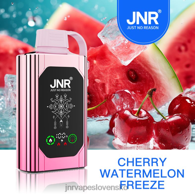 JNR Vape Review - JNR SHISHA box 4848X77 čerešňa vodný melón zmraziť