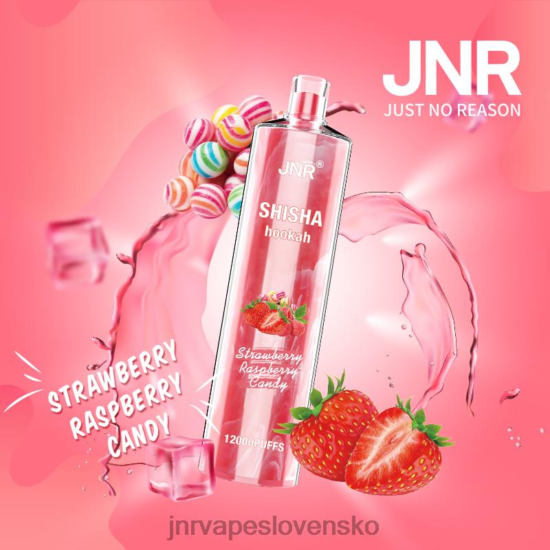 JNR Vape Review - jnr shisha LF20N178 jahodový malinový cukrík