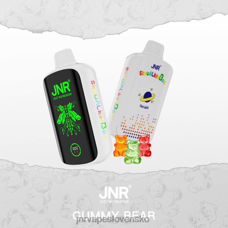 JNR Vape Nicotine Content - JNR SKYWALKER box 4848X53 Gumový medvedík