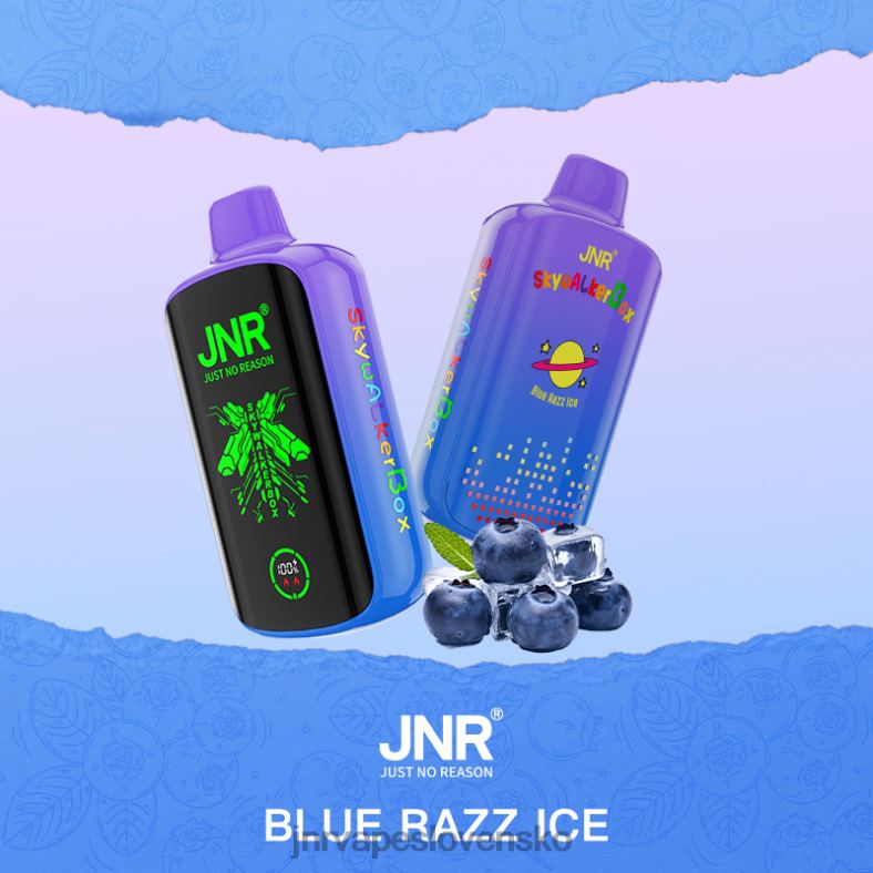 JNR Vape Pods - JNR SKYWALKER box 4848X40 modrý razz ľad
