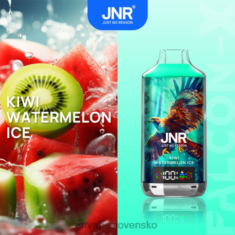 JNR Vape Nicotine Content - JNR FALCON X B46V64 kiwi vodný melón ľad