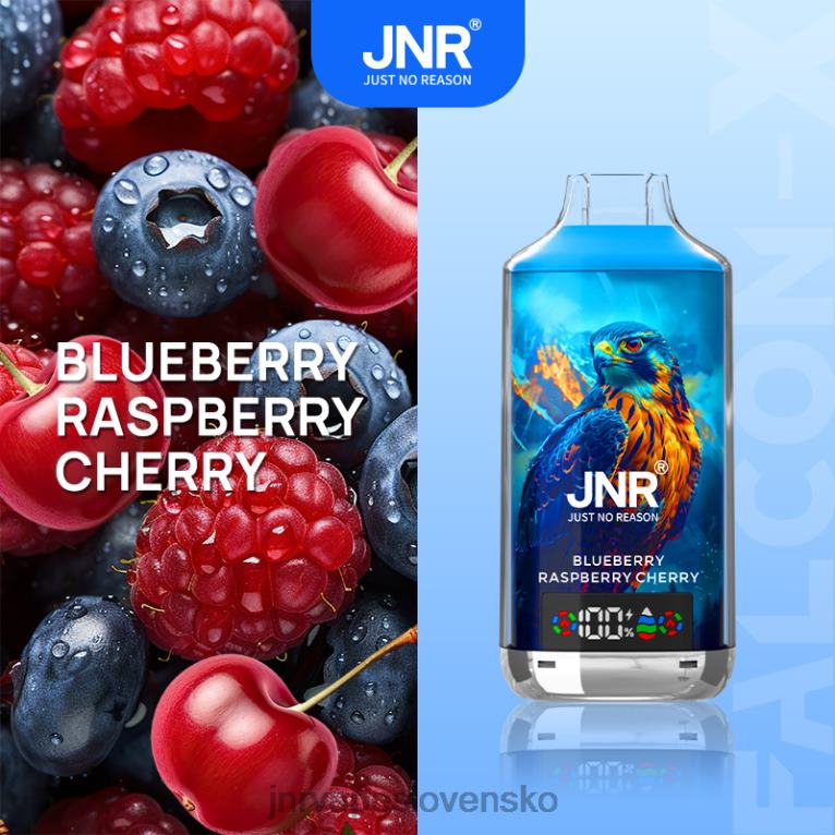 JNR Vape Nicotine - JNR FALCON X B46V616 čučoriedka malina čerešňa