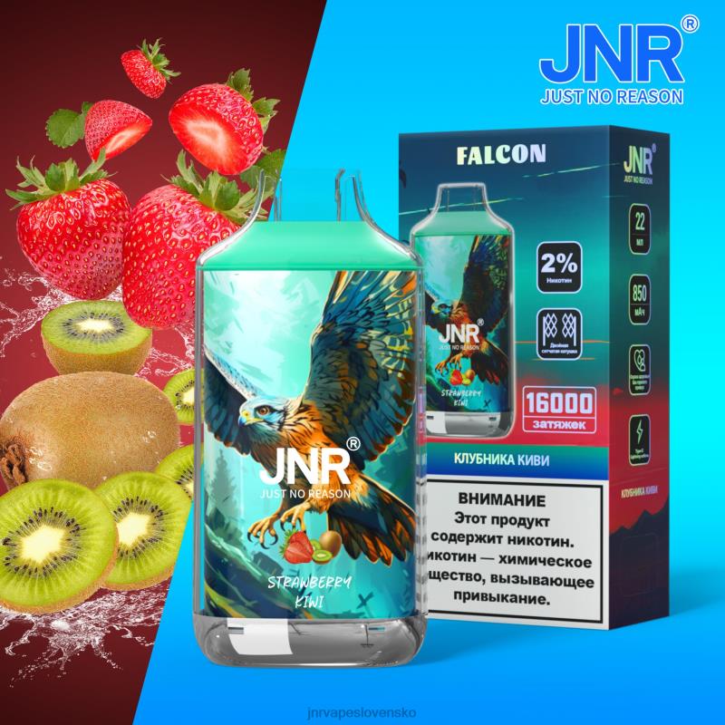 JNR Vape Nicotine - jnr sokol LF20N206 jahodové kiwi