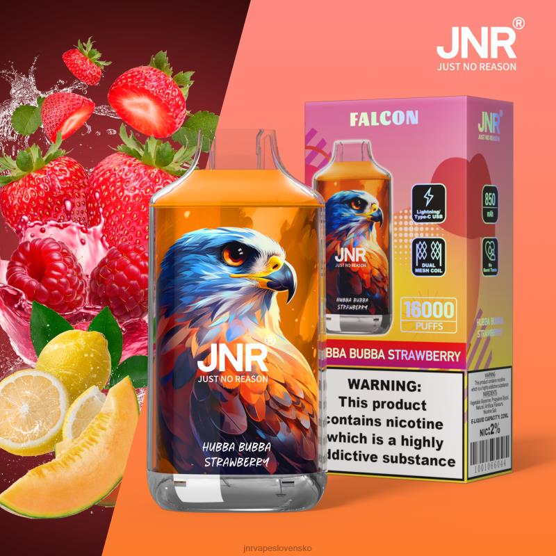 JNR Vape Pods - jnr sokol LF20N221 hubba bubba jahoda bez ovocia
