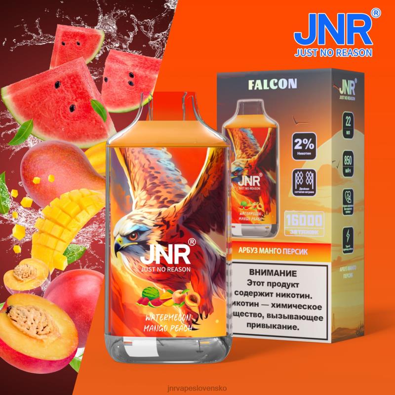 JNR Vape Pods - jnr sokol LF20N231 vodný melón mango broskyňa bez ovocia