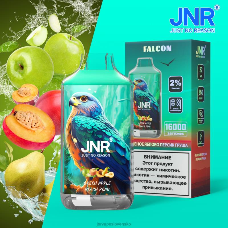 JNR Vape Shop - jnr sokol LF20N220 zelené jablko broskyňa hruška bez ovocia
