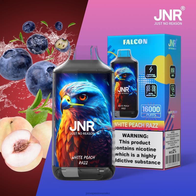 JNR Vape Slovensko - jnr sokol LF20N232 biela broskyňa razz bez ovocia