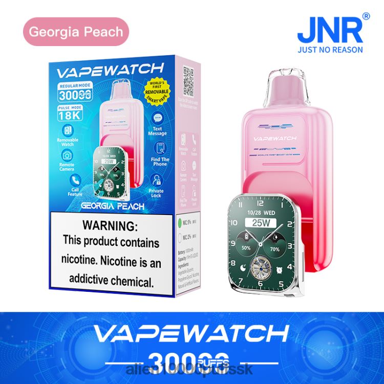 JNR Vape Bratislava - JNR vape hodinky gruzínska broskyňa 8B68L03