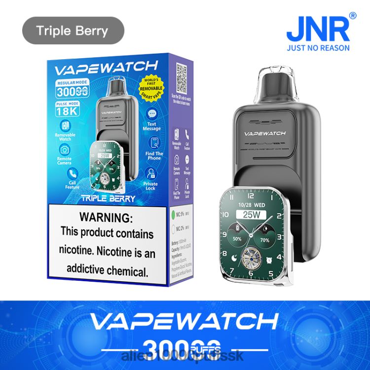 JNR Vape Nicotine - JNR vape hodinky trojité bobule 8B68L06