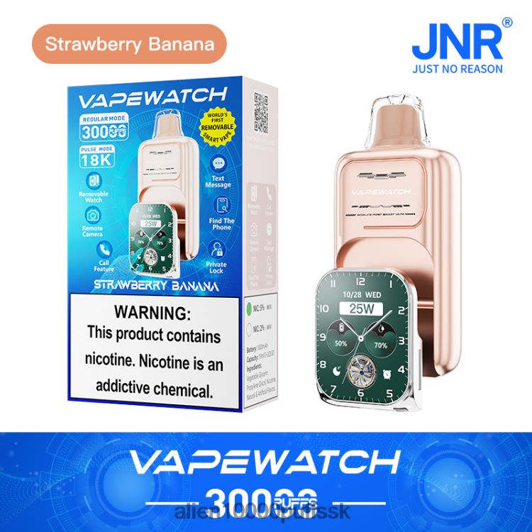 JNR Vape Price - JNR vape hodinky jahodový banán 8B68L07