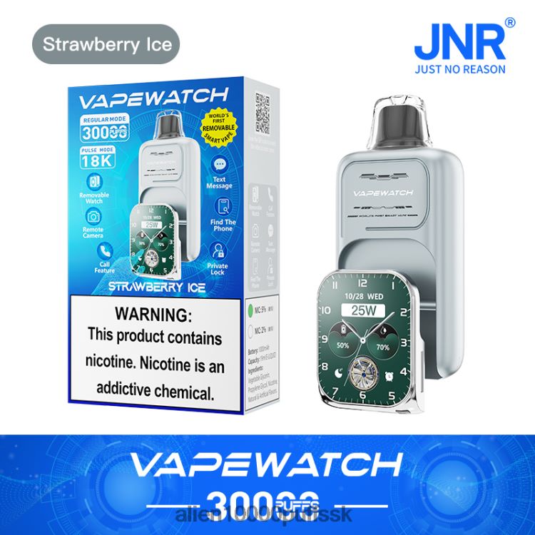 JNR Vape Shop - JNR vape hodinky jahodový ľad 8B68L010