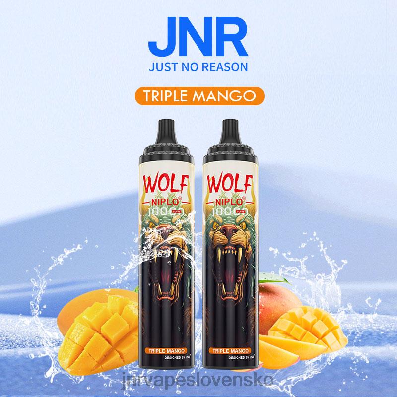 JNR Vape Review - jnr vlk niplo LF20N348 trojité mango